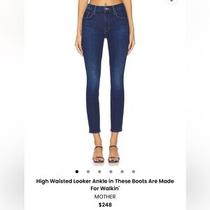 MOTHER High Waisted Looker Ankle in “Get Your Groove Back”